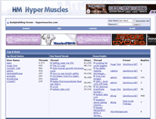 Tablet Screenshot of hypermuscles.com